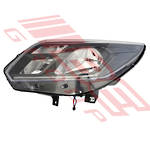 HEADLAMP - L/H - W/LED DRL - BLACK - MANUAL - TO SUIT - HOLDEN COLORADO 2016-