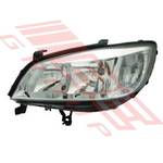 HEADLAMP - L/H - ELECTRIC - TO SUIT - HOLDEN/OPEL ZAFIRA 1999-